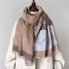 New Design Winter Warm Cashmere Shawl Scarf for Women Luxury Pashmina Blanket Wrap Bandana Femal Thick Poncho Echarpe Foulard