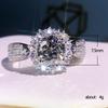 Popular hot sale, exquisite gypsy star micro-inlaid zircon ring, fashionable wedding ring, ring accessories for women