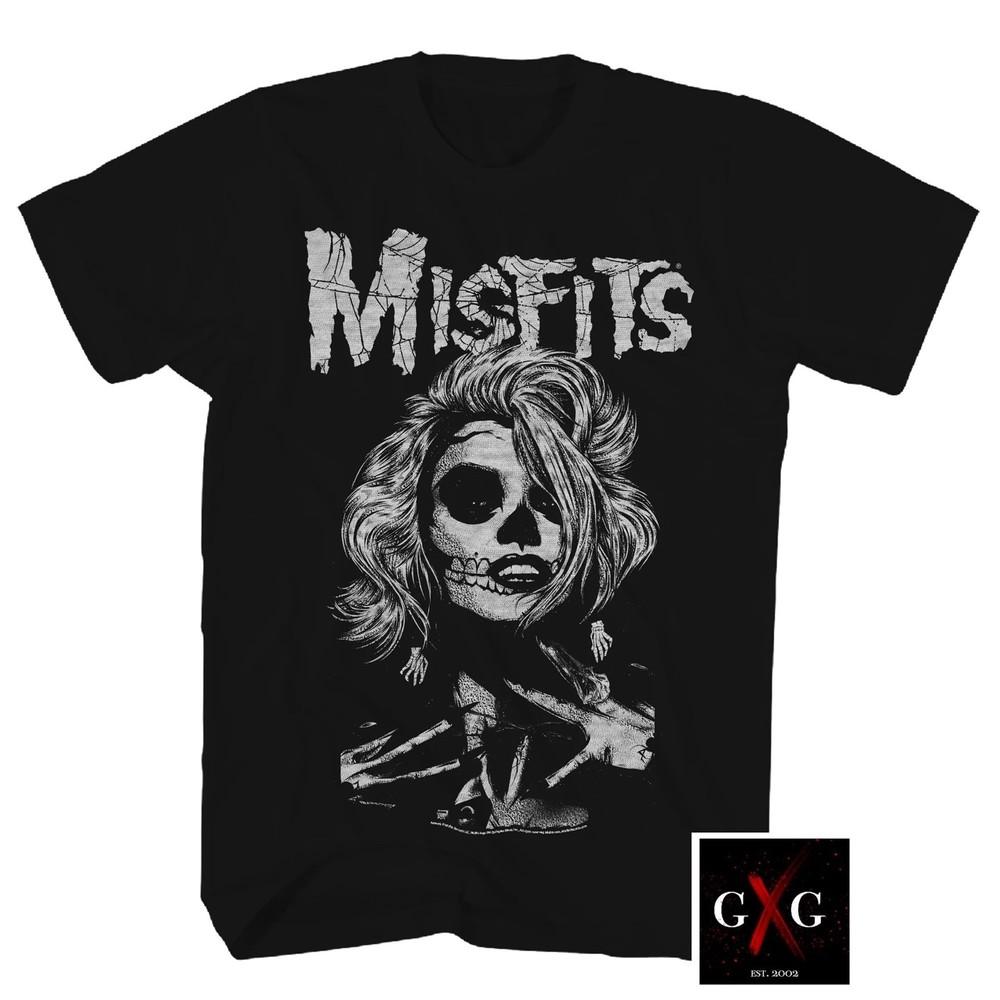 

MISFITS cd lgo Marilyn Monroe Skeleton WEB WOMAN Official SHIRT LG New among OOP Unisex T-Shirt XXXL
