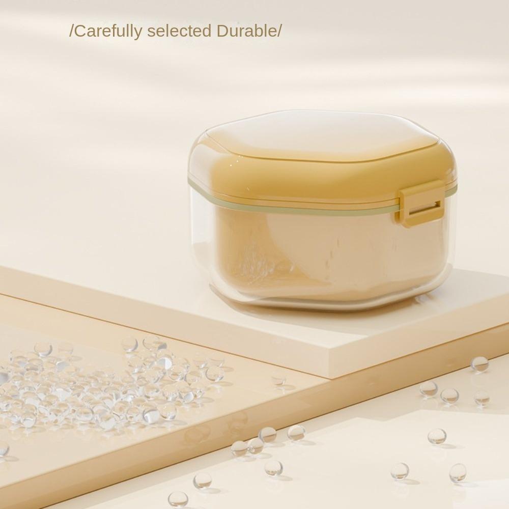 Denture Cleaning Orthodontic Retainer Case Invisible Denture Cleaner Box Teeth Brace