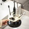 Cat Paw Shape Ceramic Toothbrush Holder Cute No Punching Toothbrush Holder Base Makeup Brush Storage Bathroom Accessories Tool