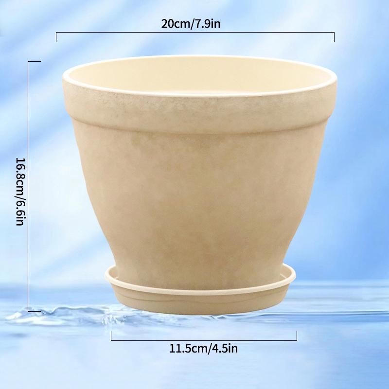 

Имитация глиняного цветочного горшка Горшок для суккулентов Горшок для цветов Поддон для бонсай Садовые инструменты Домашние украшения Садовые аксессуары