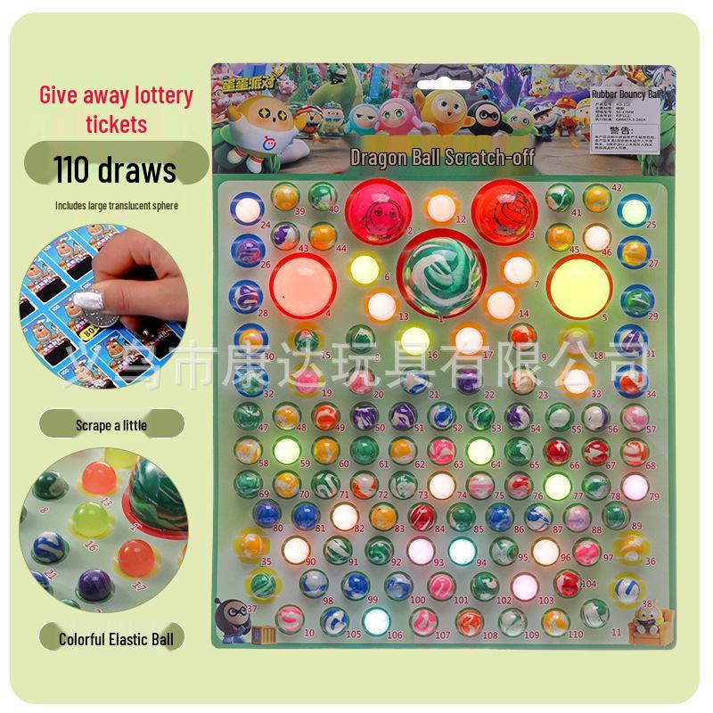 

Светящийся в темноте мячик-попрыгунчик Yuanmeng Star Dragon Ball с отличной эластичностью