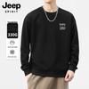 JEEP SPIRIT Men's Loose Fit Printed Crewneck Sweatshirt