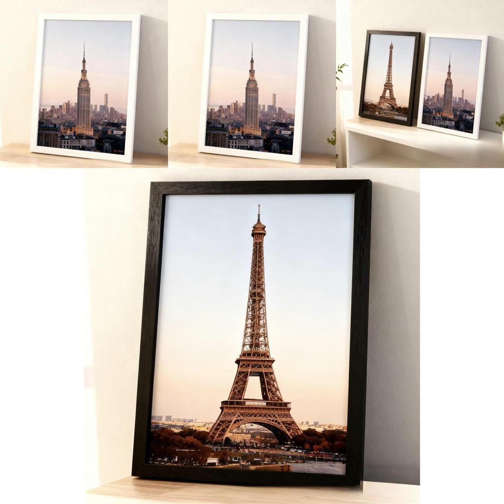 Thin Picture Photo Frames Creative Large Wall Frame For Bedroom Display