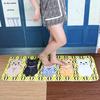 Bathroom Kitchen Bedroom Mat Tea Table Cartoon Print Bibulous Antiskid