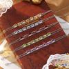 S925 sterling silver natural colored treasure bracelet, amethyst peridot multi-stone micro-inlaid light luxury jewelry gift