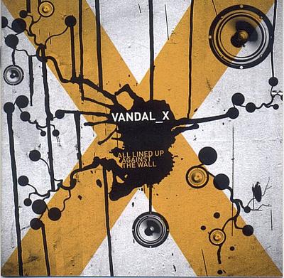 CD VANDAL X - All Lined Up Against The Wall VVR011 Vlas Vegas Reco 2008 Belgium Rock Used