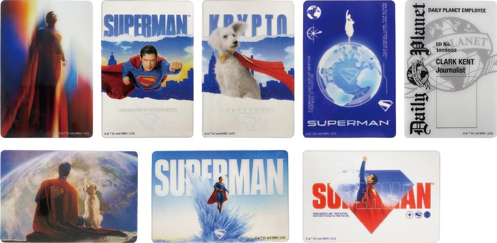 Superman Clear Card Collection Types In Total IJ275 8