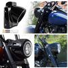 Motorcycle Cafe Racer 7inch Front Round Headlight Fairing Cover Bright Black Fits For Harley Touring Road King 2014-Up