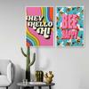 You Are Enough Colourful Quote Poster See Future Rainbow Illustration Print Wall Art Canvas Painting For Living Room Modern Home No Frame