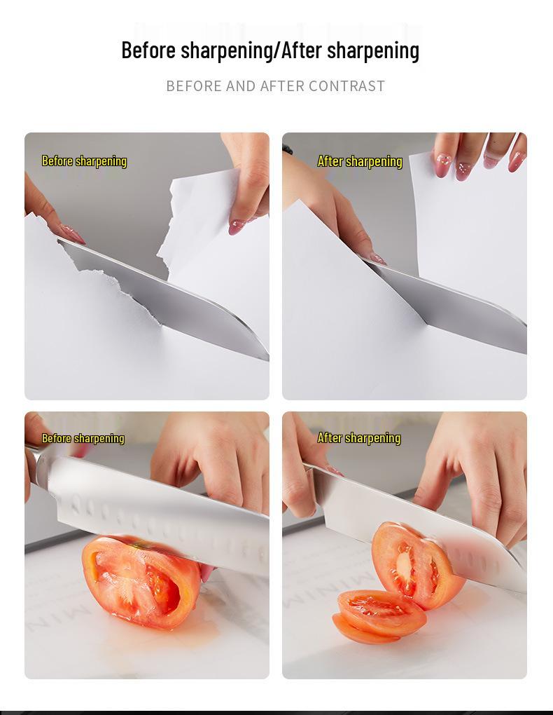 Zhenba Electric Knife Sharpener – Quick Household Whetstone Tool