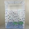 Universal Bird Cage Cover 360 Degrees Covering Bird Cage Mesh Net Elastic Birdcage Cover Soft Bird Seed Guard Skirt For Home