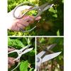 Stainless Steel Pruning Shears Portable Gardening Scissors Bonsai Pruning Flower Branch Trimming Tools Household Cutting Tools