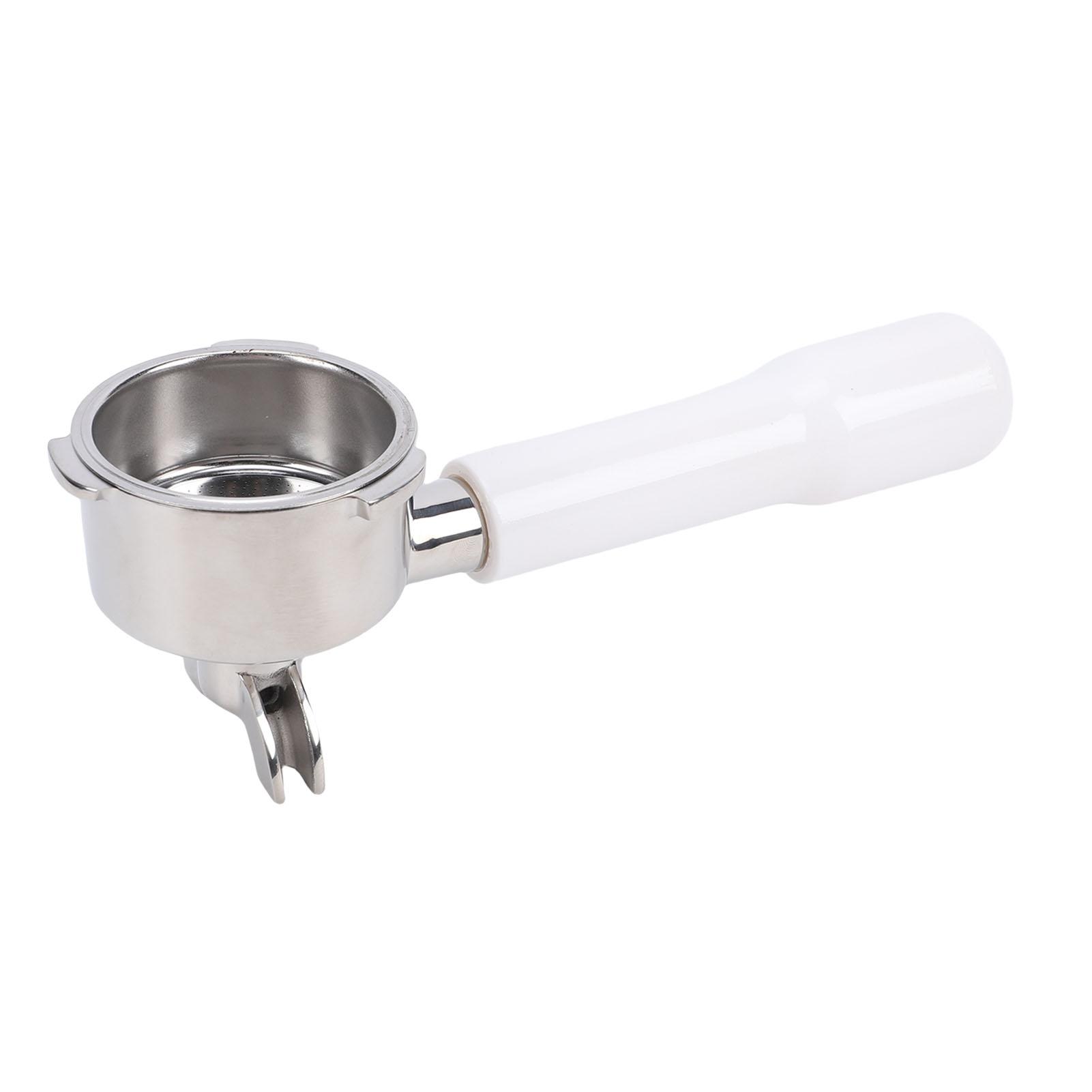 51 мм Кофейный портафильтр Универсальная посадка Нержавеющая сталь SUS 3 ушка Кофейный портафильтр для кофемашин Белый L