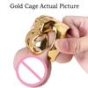 Super Small 3 Color Male Chastity Cage Stainless Steel Lockable Penis Ring Cock Cage Metal Chastity Belt Adults Sex Toys For Men