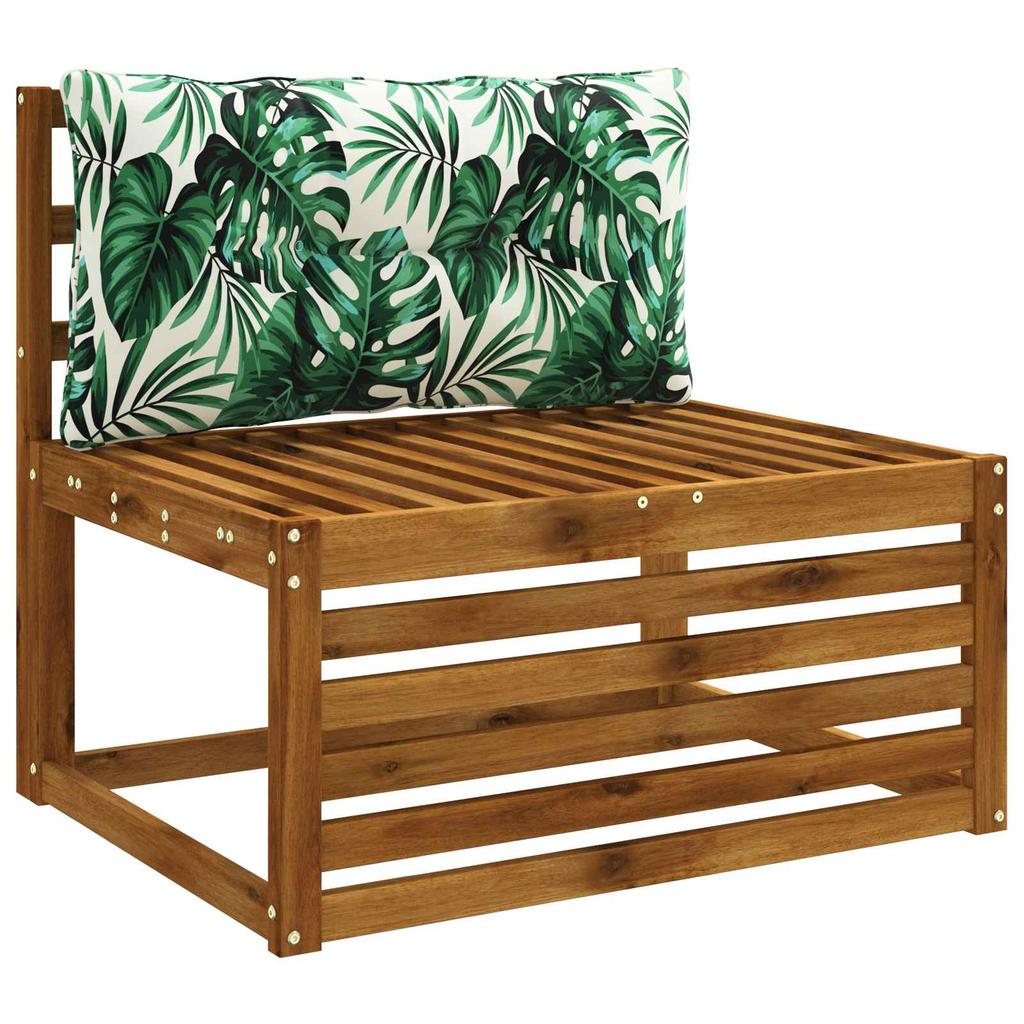 R Back Cushion PUTTEN 100percent Polyester Leaf Pattern