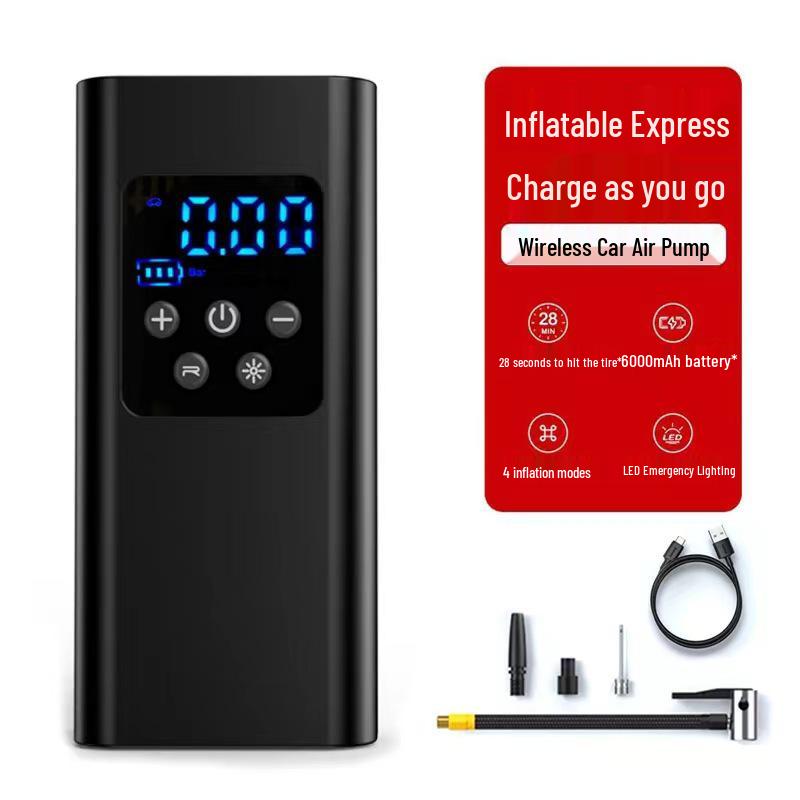 Wireless Mini Electric Car Tire Air Pump