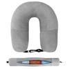 "Multi-Functional U-Shaped Travel Pillow - Fill with Clothes,Plush Padding & Ergonomic Neck Support for Airplane/Office/Car Use"