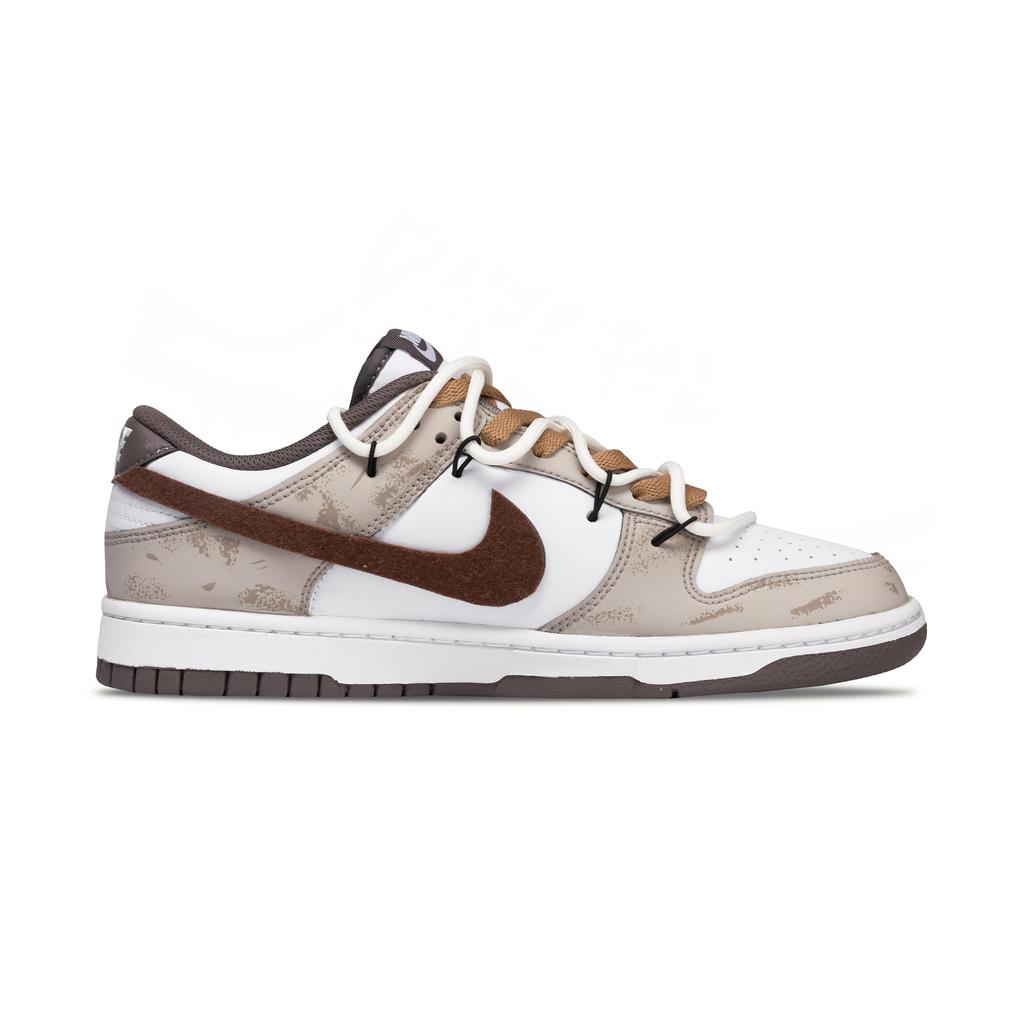 Nike Dunk Abrasion Resistant Low top Skateboard Shoes Men's Brown HF5441-111(Team450-)