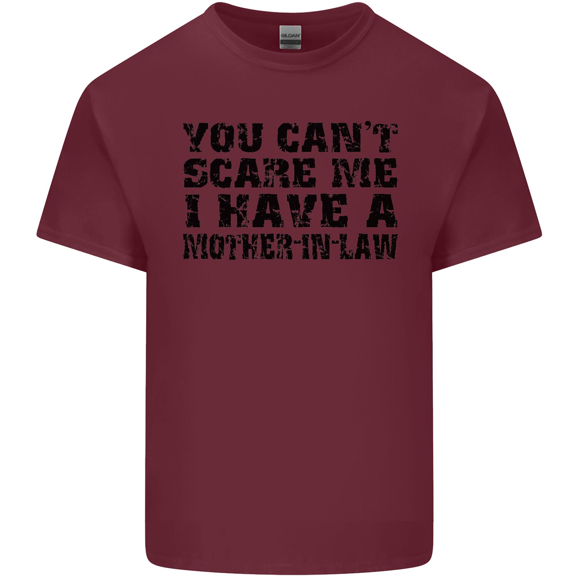 You Cant Scare Me Mother in Law Unisexs Light Cotton TShirt S