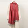 Jacquard Retro Ethnic Style Human Cotton Cashew Shawl Spring And Autumn Fringed Long Decorative Scarf