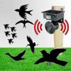Répulsif Répulsif Animal Oiseau Corbeau Insectes Ultrasonique Extérieur S Alimenté par Solaire