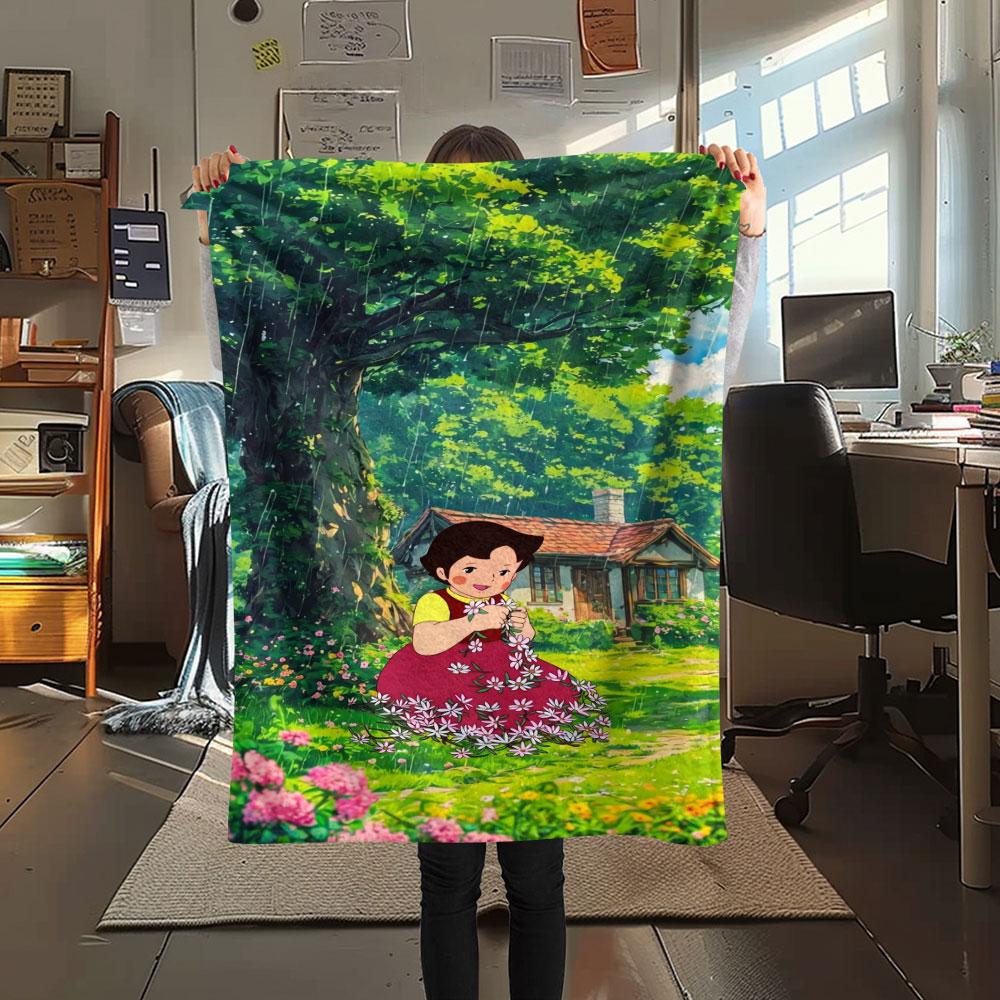 Alpine Girl Blanket, High quality Comfortable for All Seasons, Home Decor, Warmth and Comfort