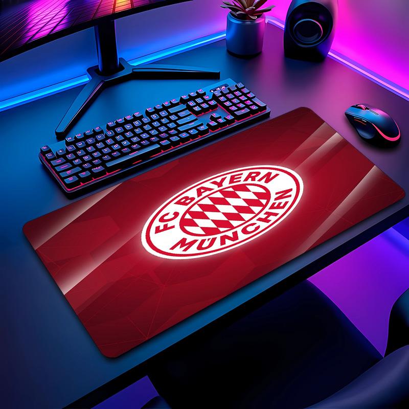 Bayern München Voetbalpatroon Muismat Niet?Anti-slip Rubberen Basis Gaming Muismat Voor Bureau Kantoor Thuis