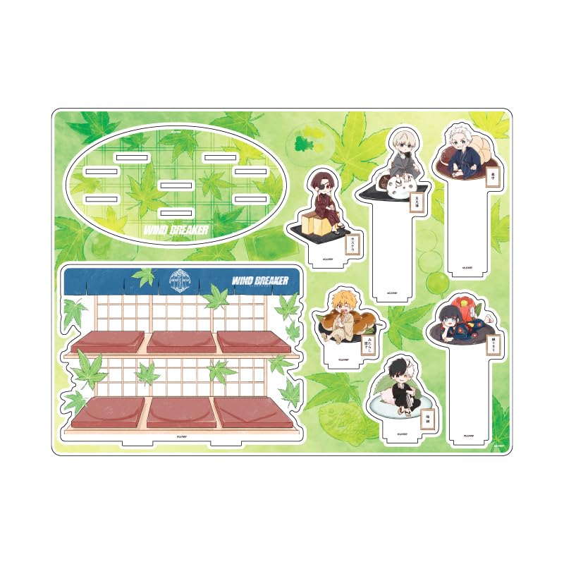 

TV anime 02 Japanese sweets Art Acrylic diorama WIND BREAKER ver. [Graph Illustration]