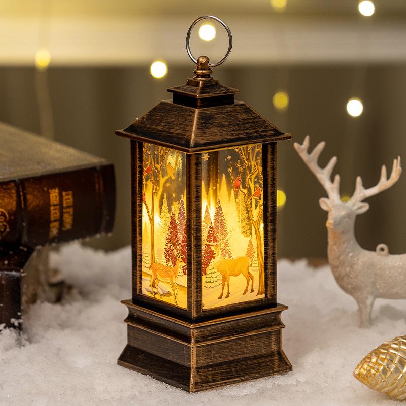 Christmas Decorations Santa Claus Night Light Christmas Ornaments Christmas Gifts Christmas Crafts Wind Lanterns