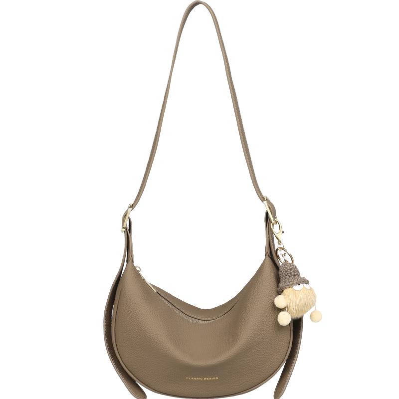 Viney Women s Cowhide Dumpling Shoulder Bag