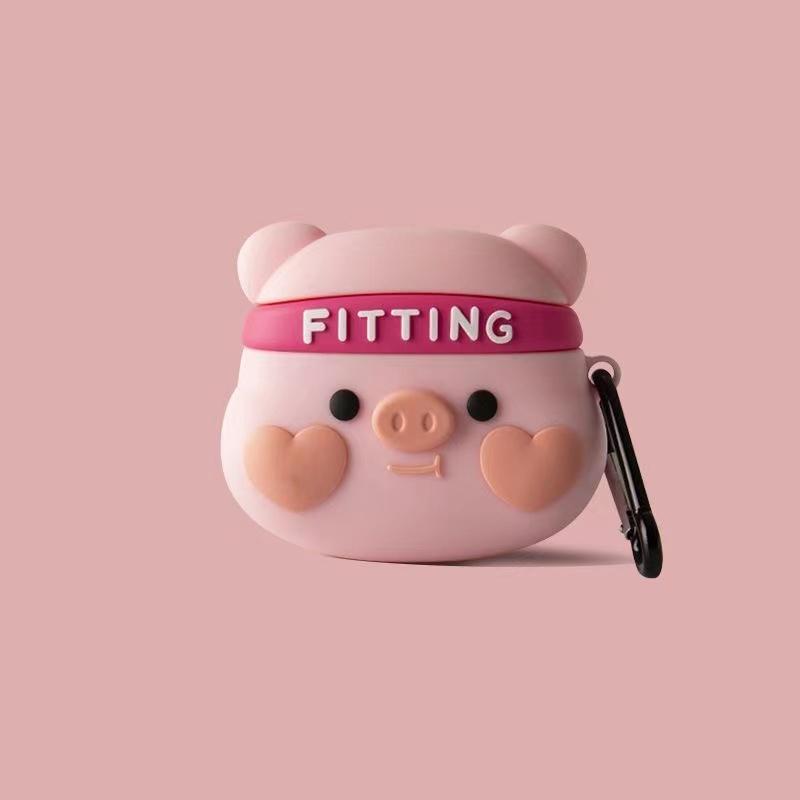 Für Xiaomi Redmi Buds 5 4 Pro Für Redmi Buds 4 Aktive Silikon-Kopfhörerhülle Drahtlose Bluetooth 3D-Cartoon-süße Schutzhülle