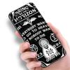 Witches Moon Tarot Witch Ouija Black Silicone Phone Case For Xiaomi Redmi Note 9 10 11 11S 11T 12 13 Pro 5G Plus 9S 10S 12S