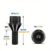 20Pcs 12x1.5 Lug Bolts for BMW E46 E90 E39 E60 E53 325i 12mmx1.5 Wheel Studs 28mm Shank for 320i 325i 328i 525i 528i Wheel Bolts