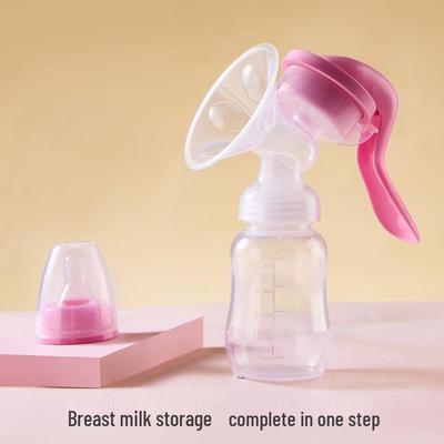 Kompaktní manuální odsávačka mateřského mléka pro maminky a miminka, hands-free