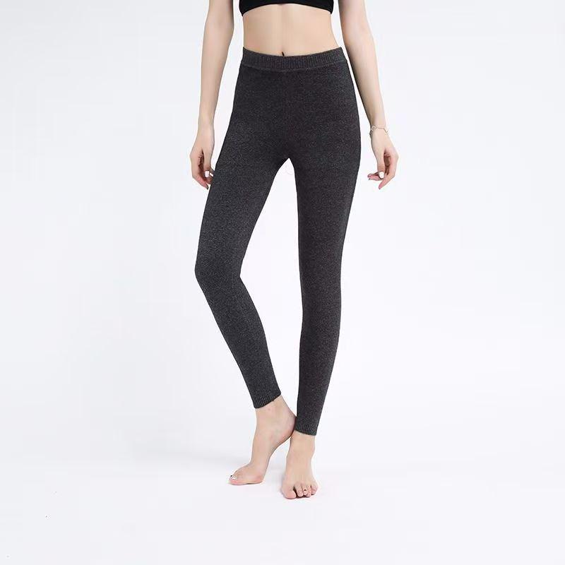 Unisex Ordos City Pure Cashmere Thickened High-Waist Thermal Pants