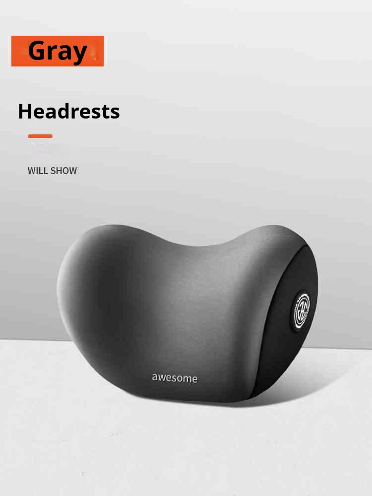 Memory Foam Car Neck Pillow & Lumbar Cushion Set, Ergonomic Backrest & Headrest Support for Driving Comfort, for Most Cars
