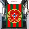 Portuguese Heritage Emblem blanket sofa blanket Suitable for all seasons Outdoor plush blanket Air conditioning blanket Digital printing