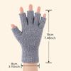 Autumn Winter Plush Half-Finger Gloves Thickened Coral Fleece Keep Warm Knitted Gloves