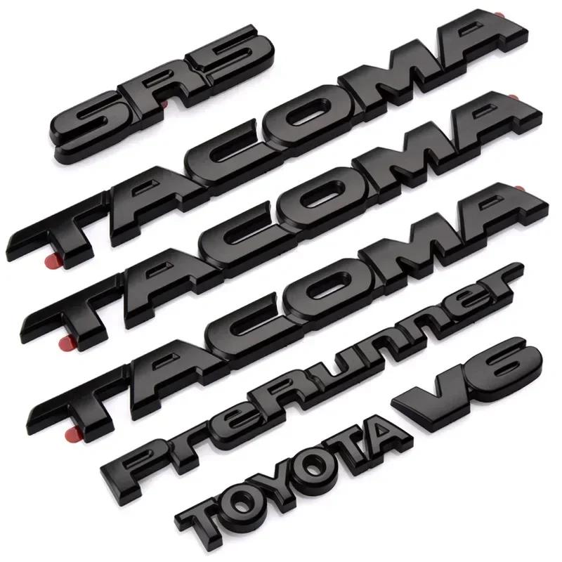 

7pcs/set For Tacoma V6 SR5 Trunk Car Door For Toyota Tailgate Decal Emblem Sticker Badge covered vehicle label 4X4 lim accessory