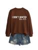 Women's Casual European & American Winter Pullover Sweatshirt