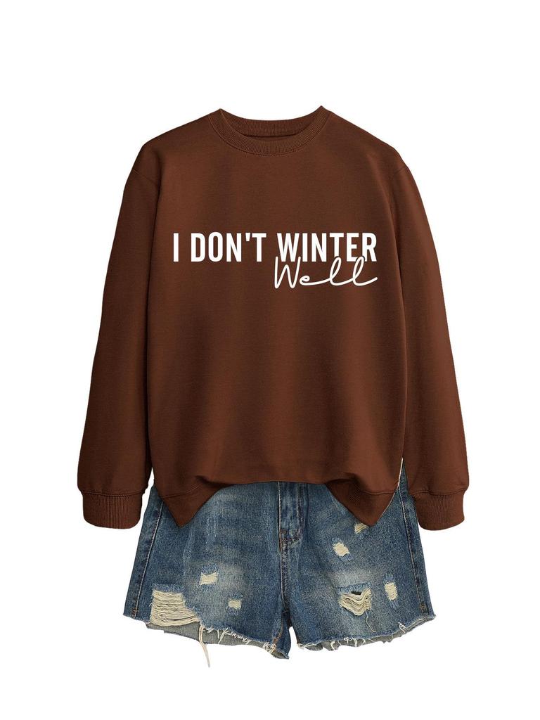 Women's Casual European & American Winter Pullover Sweatshirt