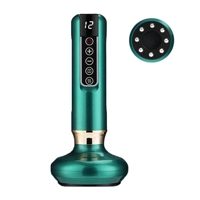 Electric Cupping Massager 12 Level Adjustable Anti-cellulite Massager Handheld Beauty Health Scraping Body Slimming Massage