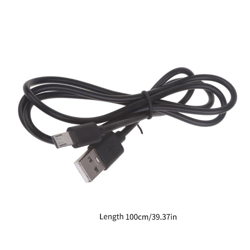 Durable USB to Micro USB Male Cable Extended Charger Cable 1m/3.3ft 10mm Extended Length Tip for Power & Data Transfer