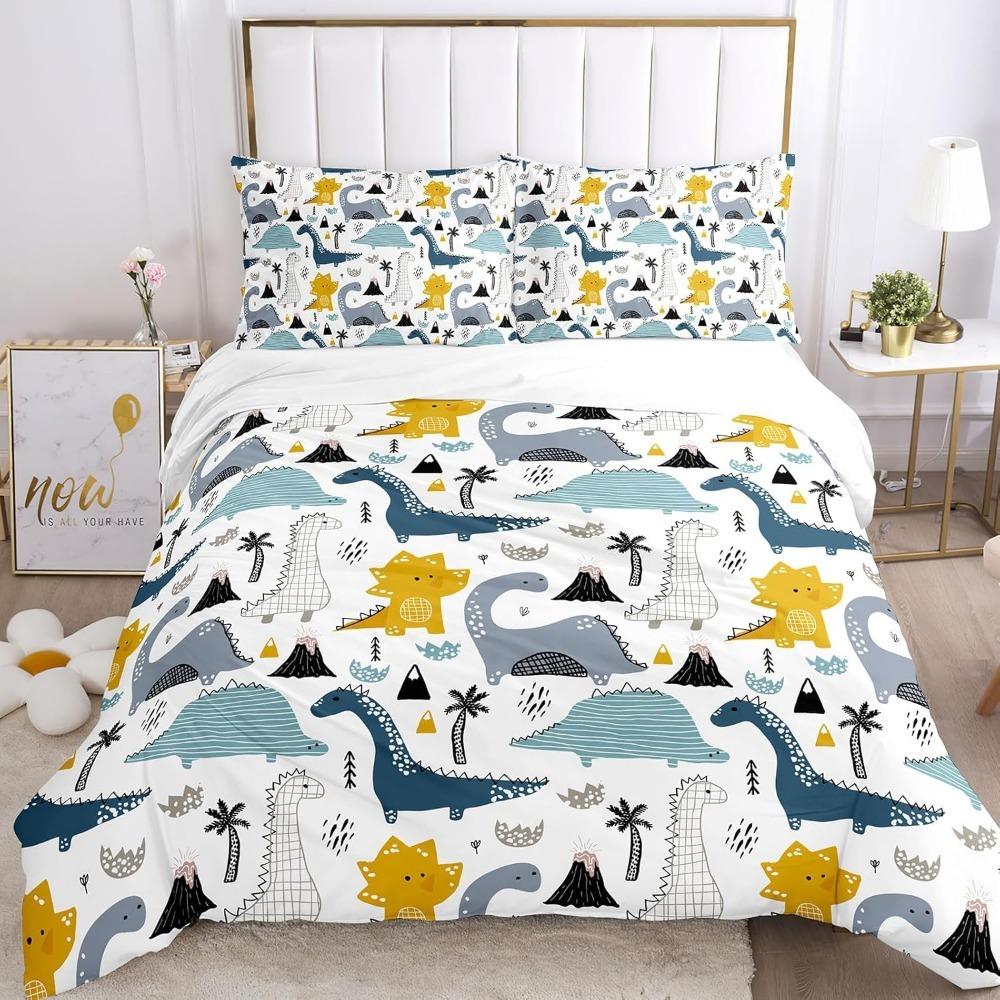 

Cartoon Animals Dino Duvet Cover bed sheets down duvet covers, children s duvet adultcovers, Bedding with Pillowcase Bedding 90x200cm