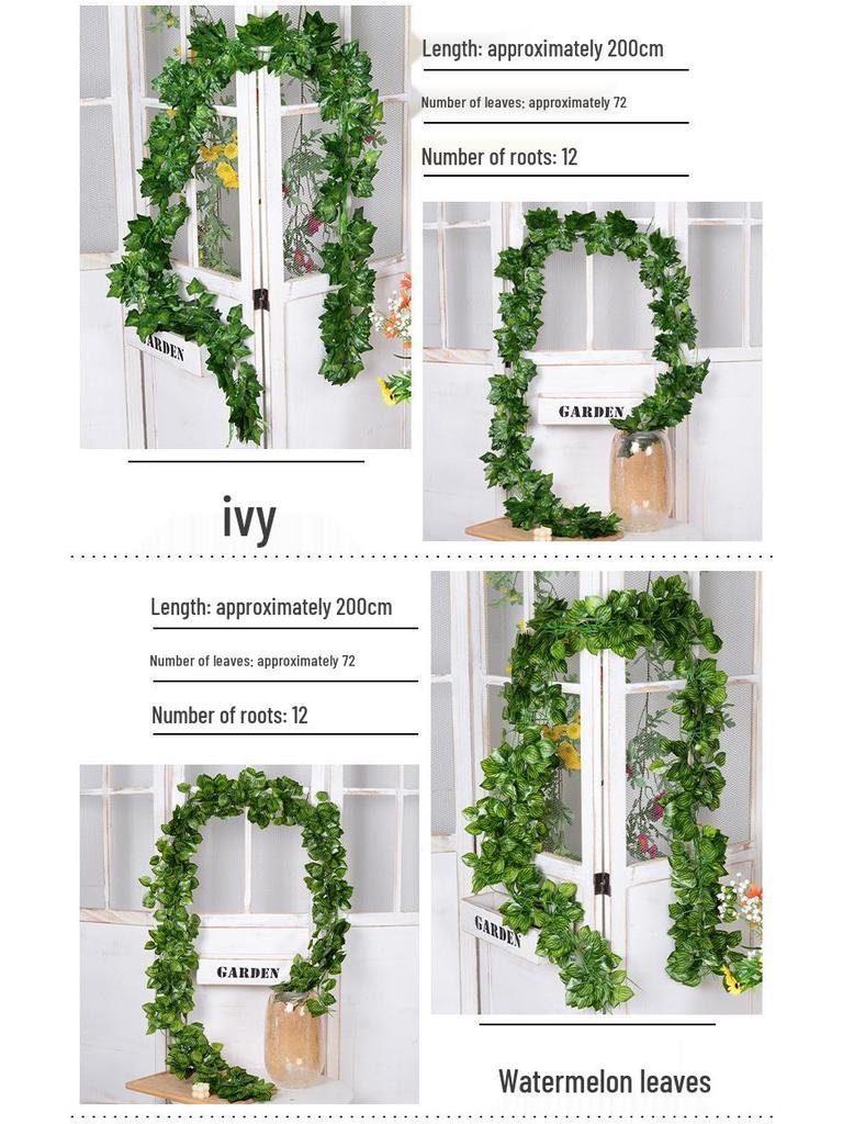 Artificial Rattan Creeping Fig, Pothos & Ivy Vine Decoration