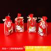 50Pcs 2026 Chinese Horse New Year Snowflake Crispy Candy Drawstring Nougat Bags Party Gift Packaging Supplies