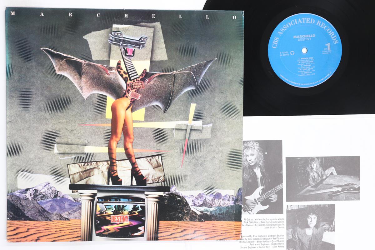 

LP Record MARCHELLO Destiny FZ45096 CBS ASSOCIATED 1989 US Metal Used