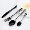 Restaurant Home Hotel Matte Set, Satin Finish Stainless Steel Flatware Set, Tableware Cutlery Set Utensils for Kitchens